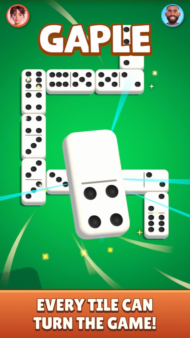Every tile can turn the game